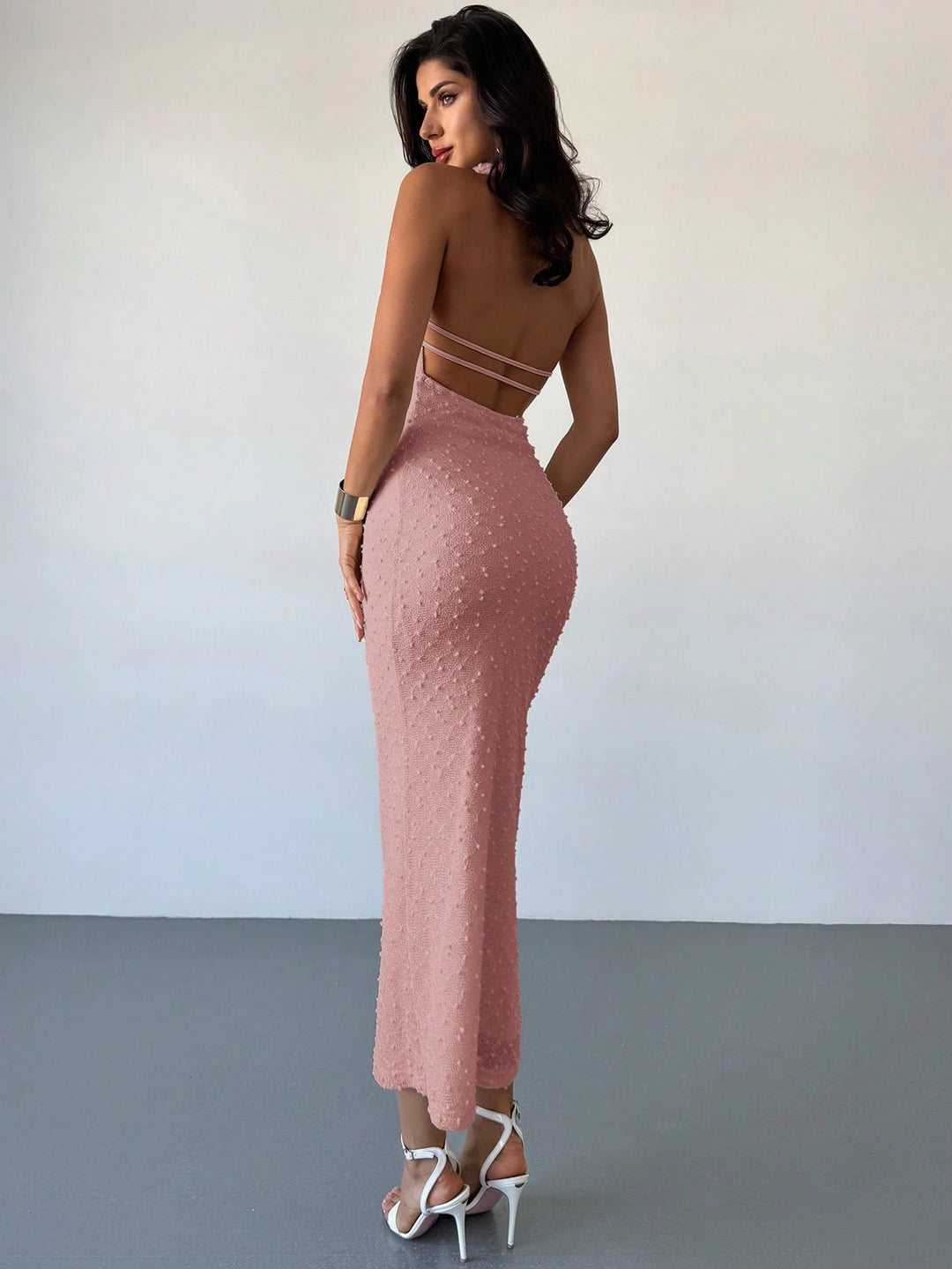 Rochie maxi SHEIN, roz