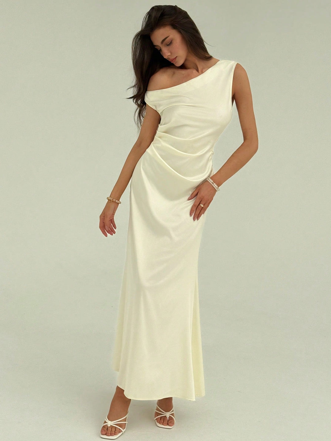 Rochie maxi SHEIN, portocaliu