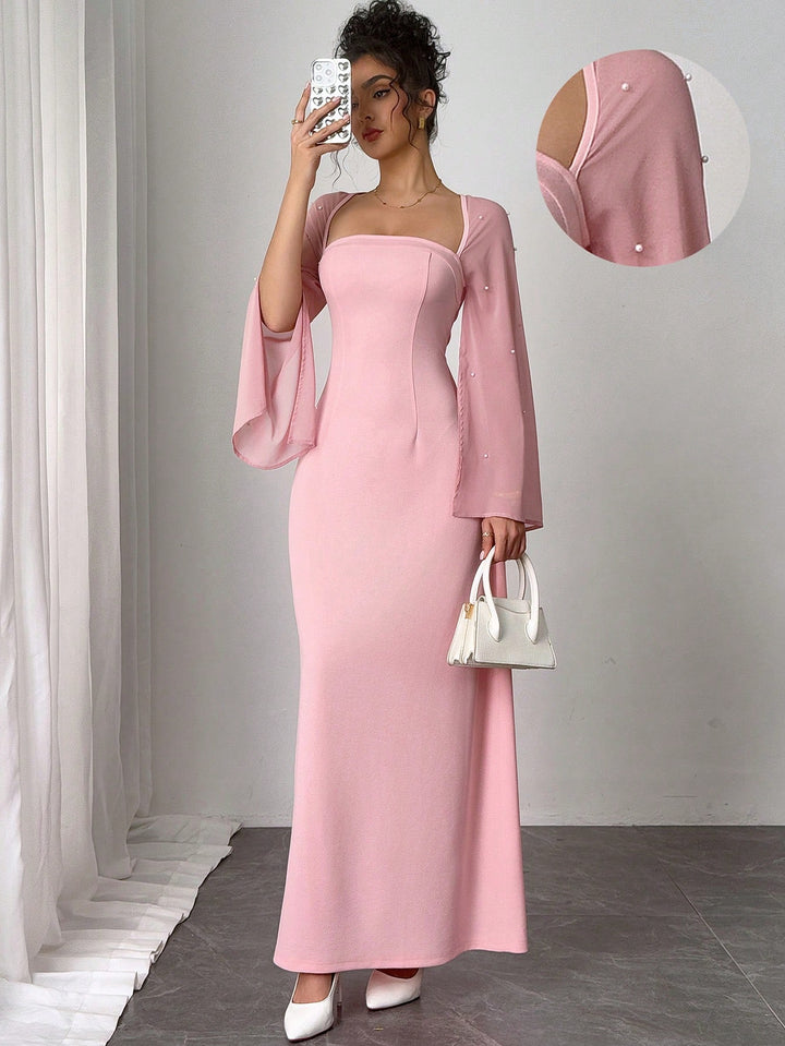 Rochie de ocazie SHEIN, roz