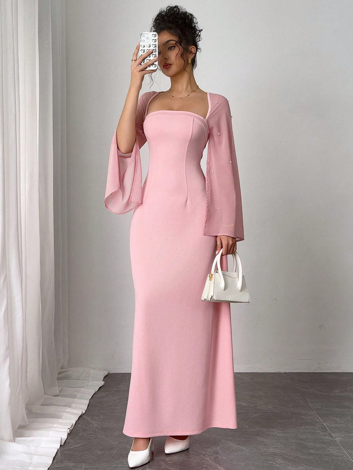 Rochie de ocazie SHEIN, roz