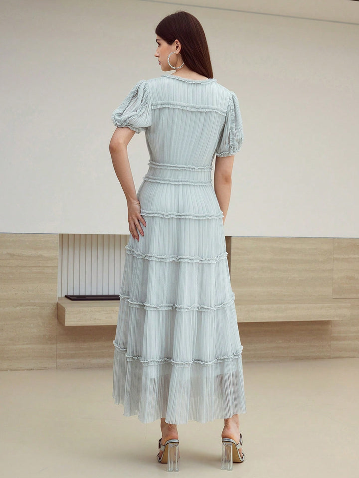 SHEIN szürke midi ruha