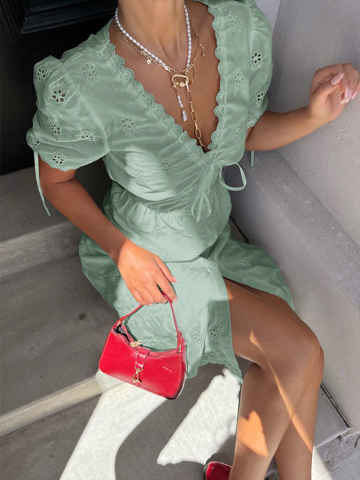 Rochie midi SHEIN, verde