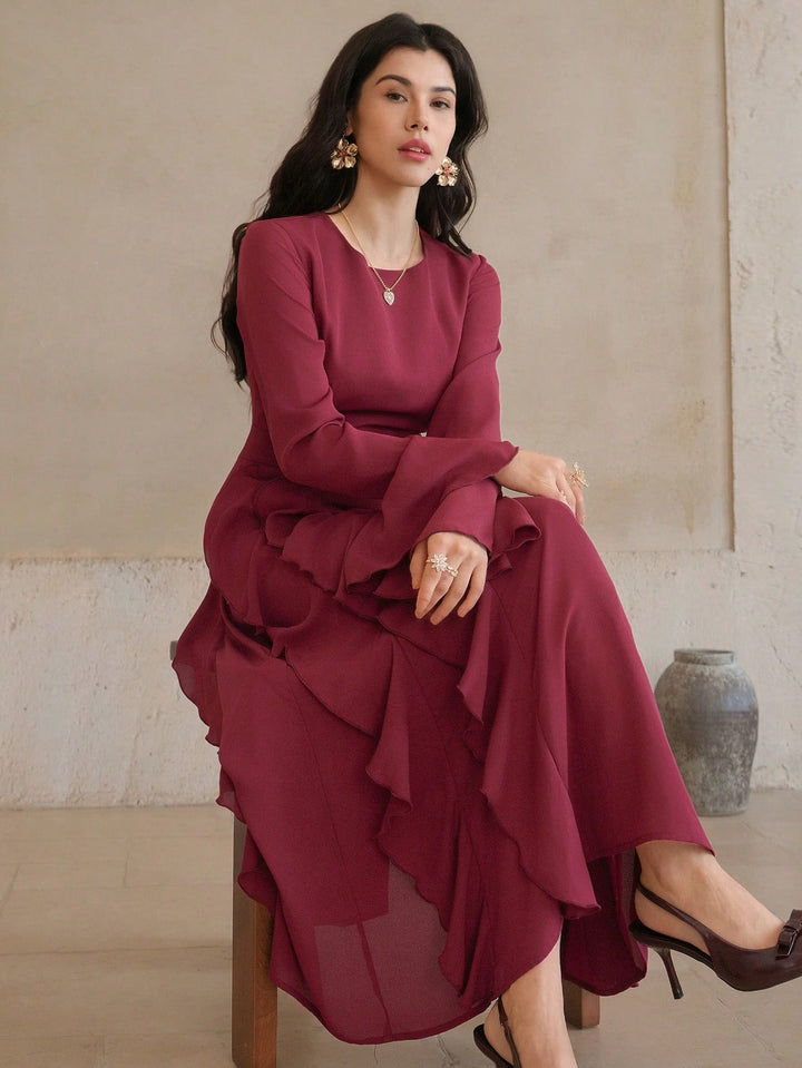 Rochie maxi SHEIN, roșu
