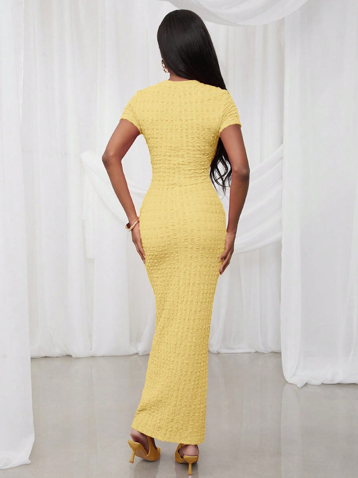 Rochie maxi SHEIN, galben
