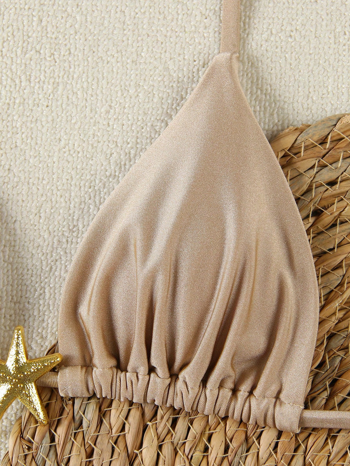 Costum de baie SHEIN, bej