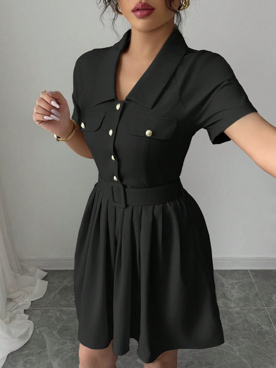 Rochie mini Shein, negru