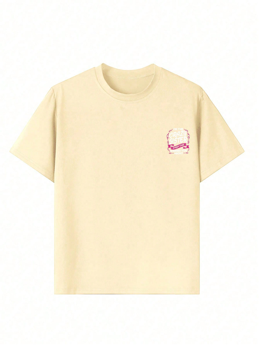 Tricou SHEIN, crem