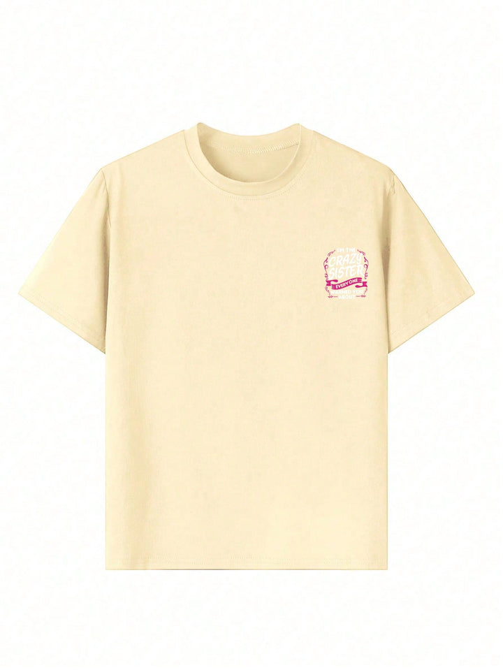 Tricou SHEIN, crem