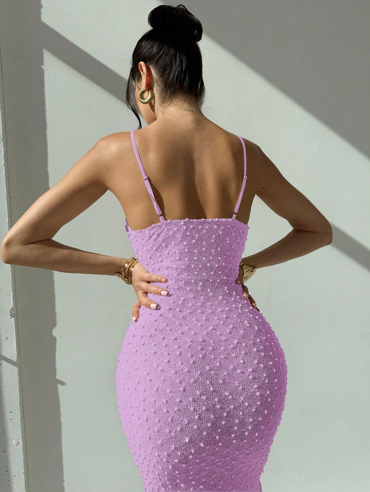 SHEIN midi ruha, lila
