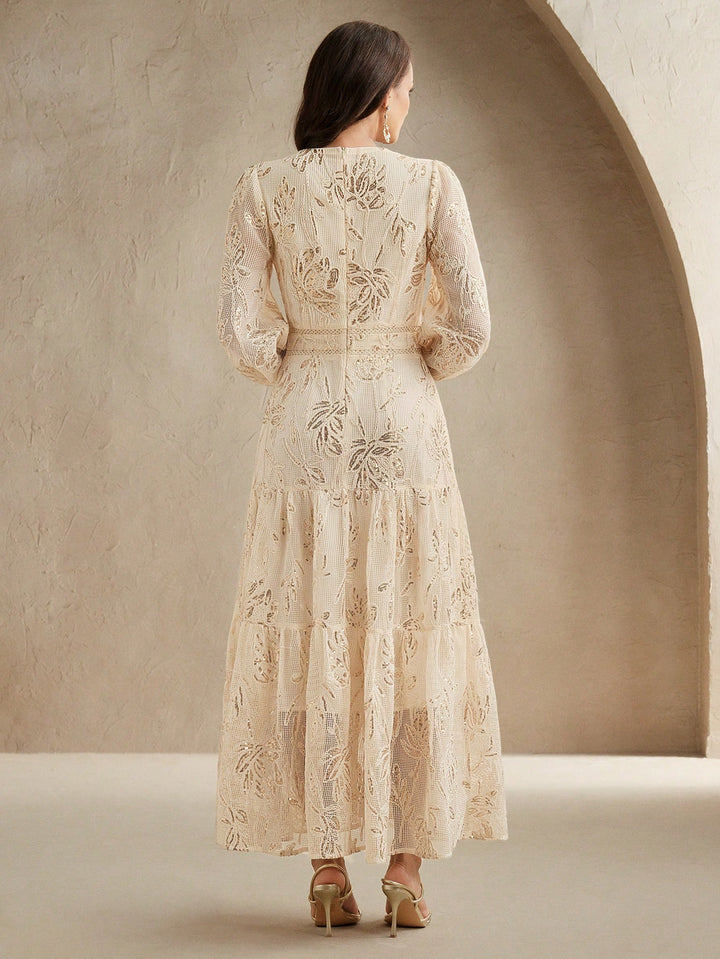 Rochie maxi SHEIN, portocaliu