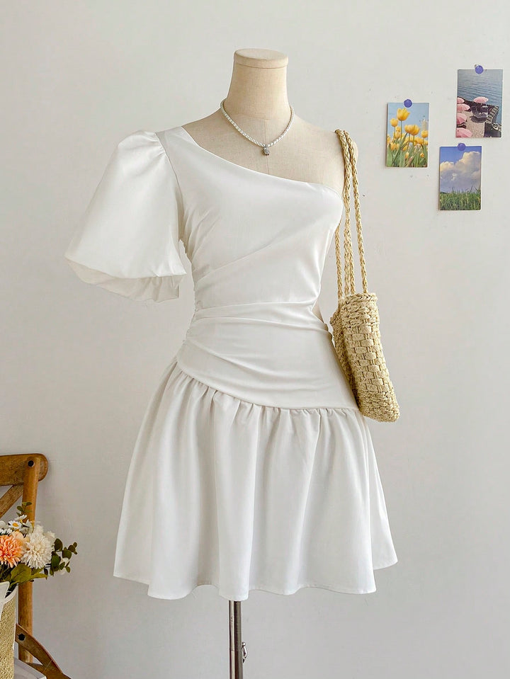 Rochie scurtă SHEIN, alb