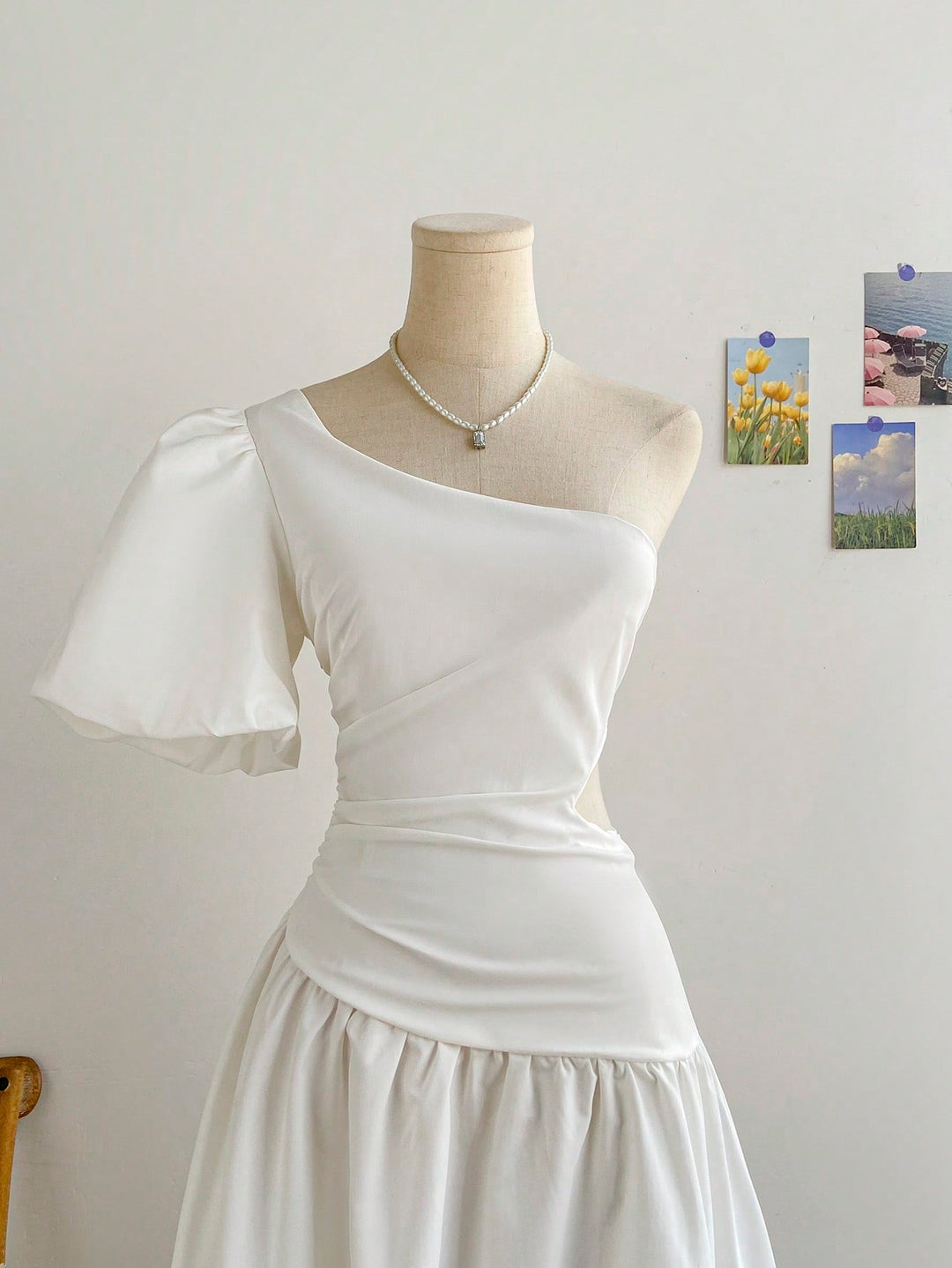 Rochie scurtă SHEIN, alb