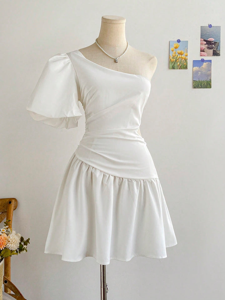 Rochie scurtă SHEIN, alb