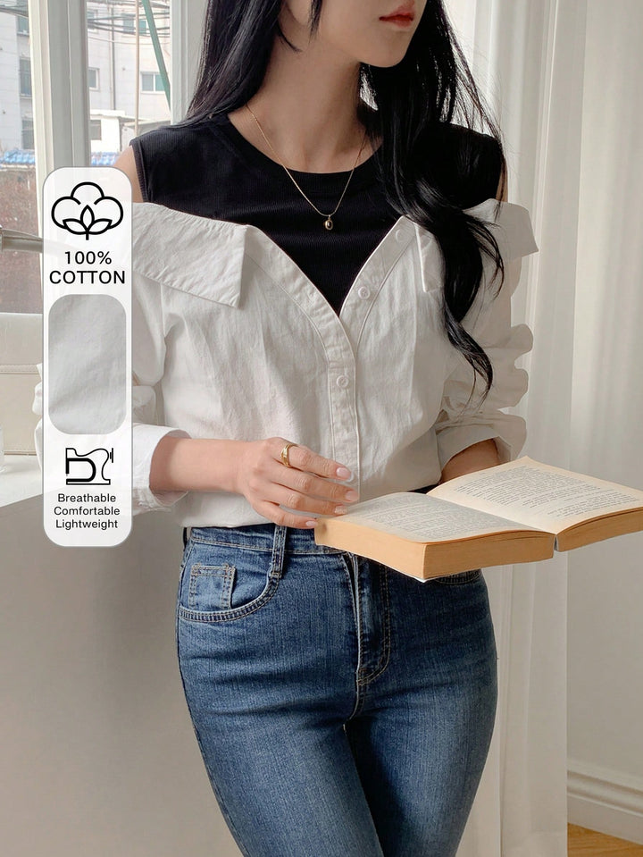 Bluza SHEIN, alb