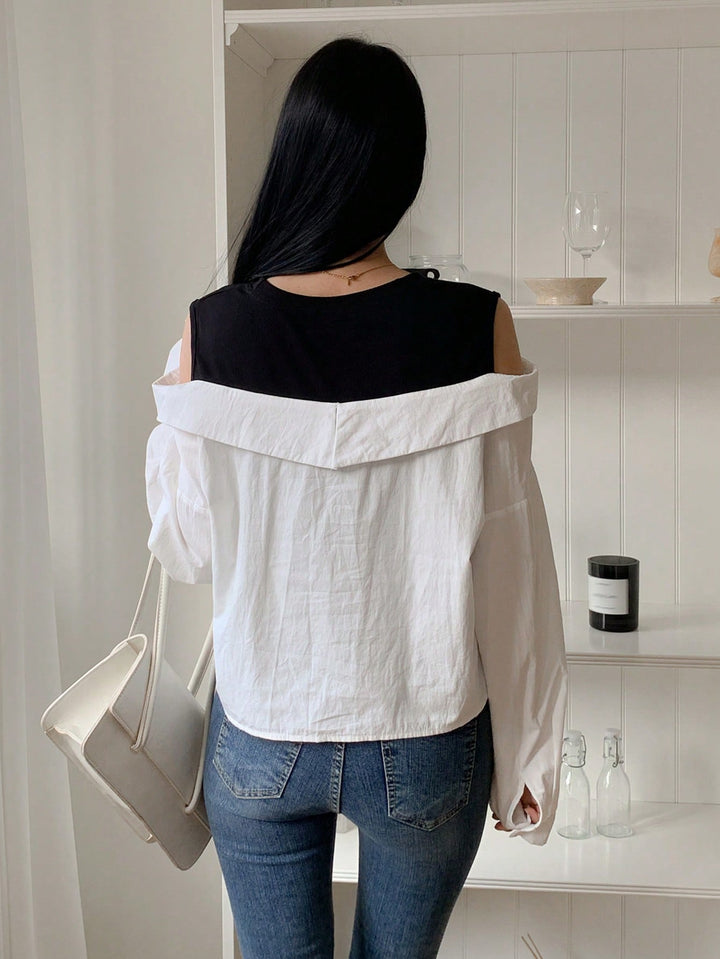 Bluza SHEIN, alb