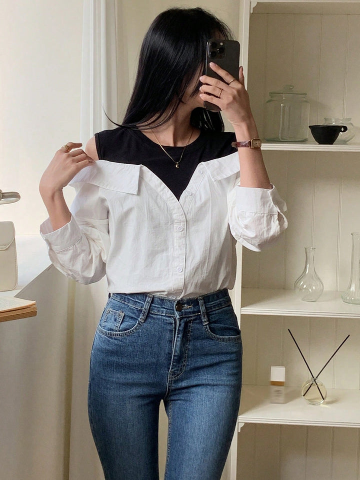Bluza SHEIN, alb