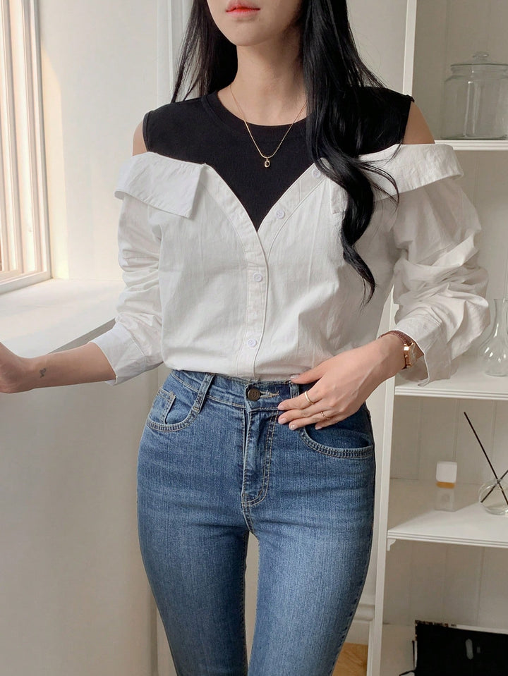 Bluza SHEIN, alb