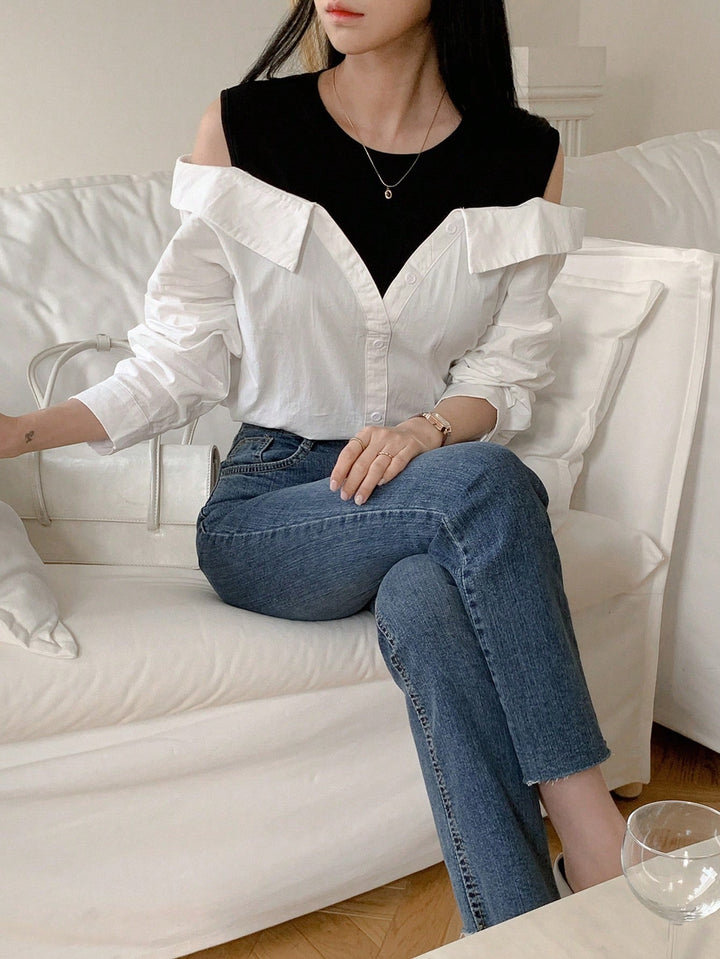 Bluza SHEIN, alb