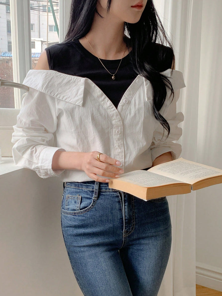 Bluza SHEIN, alb