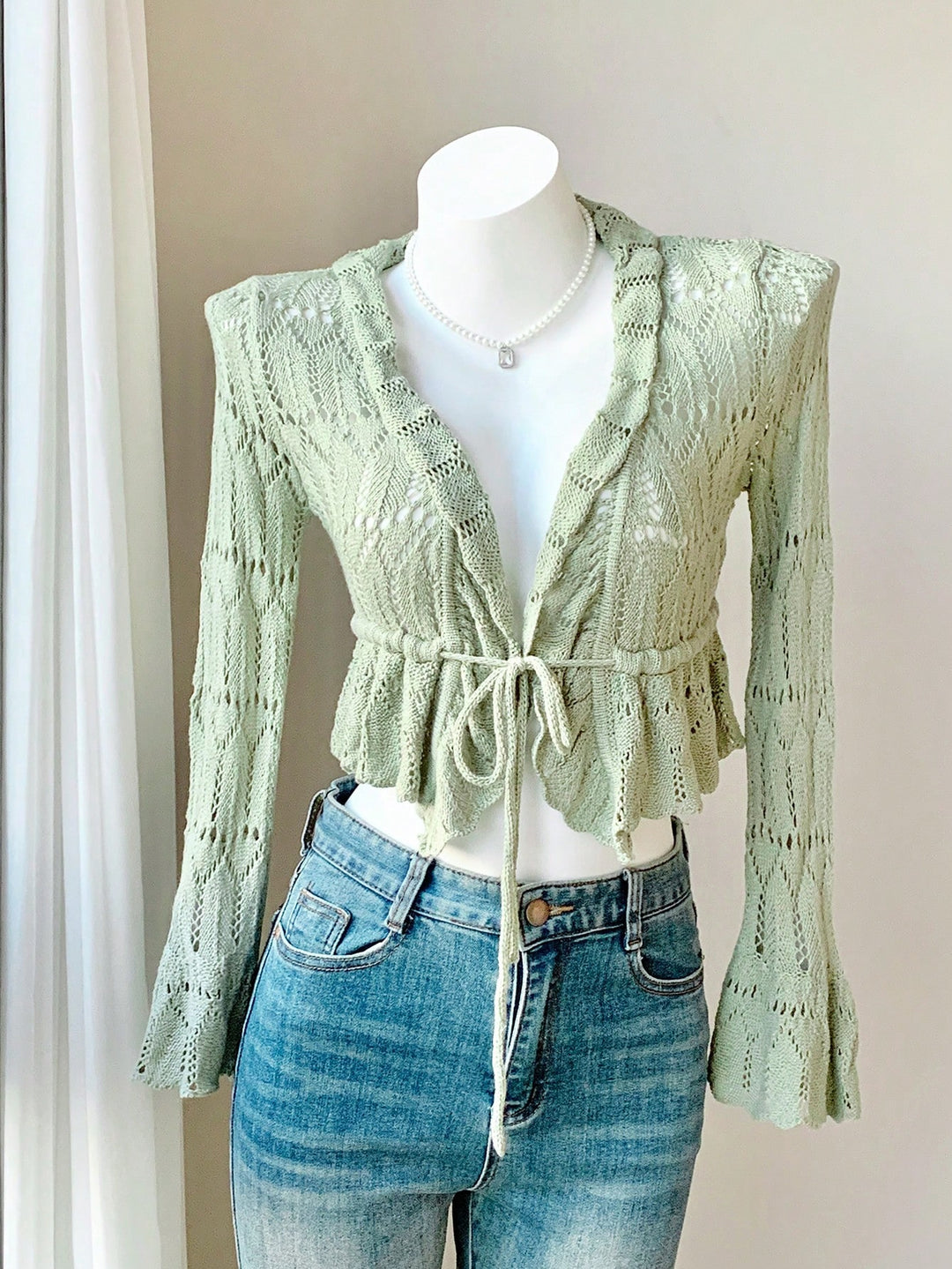 Cardigan SHEIN, verde