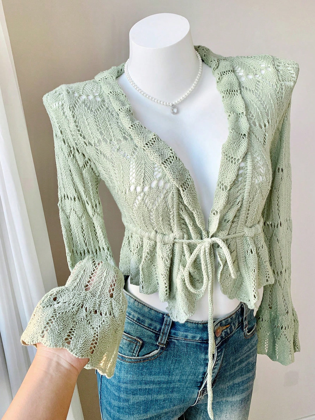 Cardigan SHEIN, verde