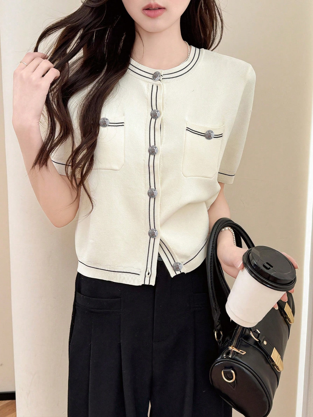 Cardigan SHEIN, bej
