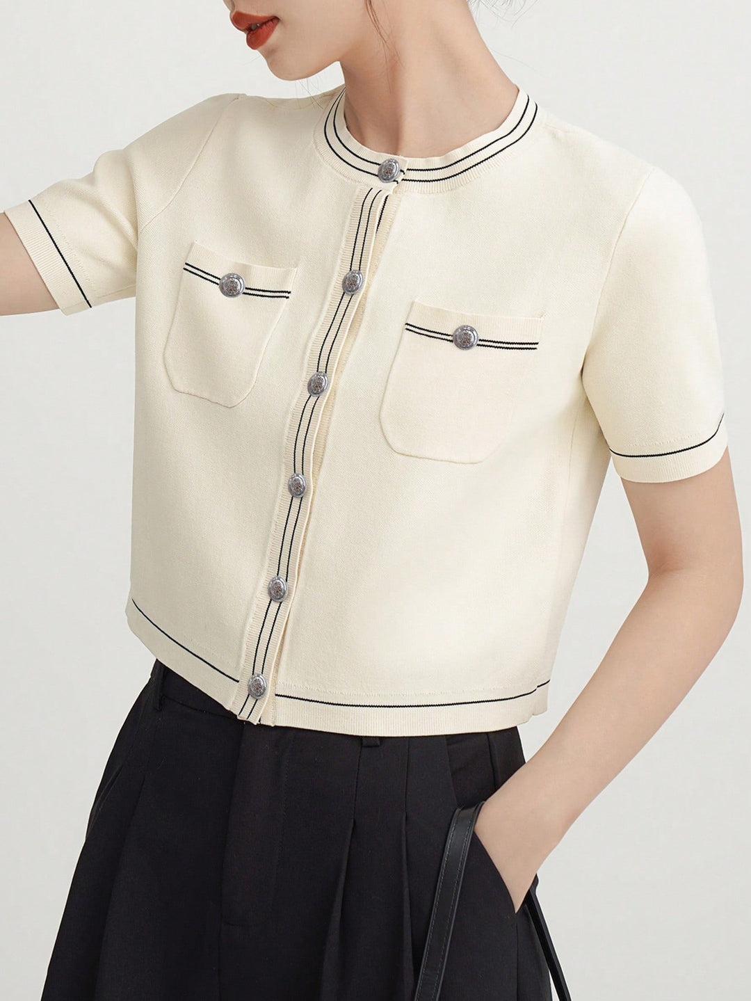 Cardigan SHEIN, bej