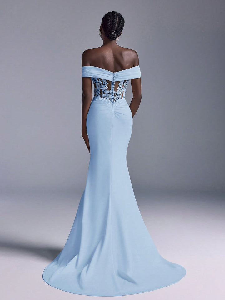 Rochie de ocazie SHEIN, albastru
