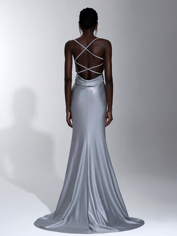 Rochie SHEIN, argintiu