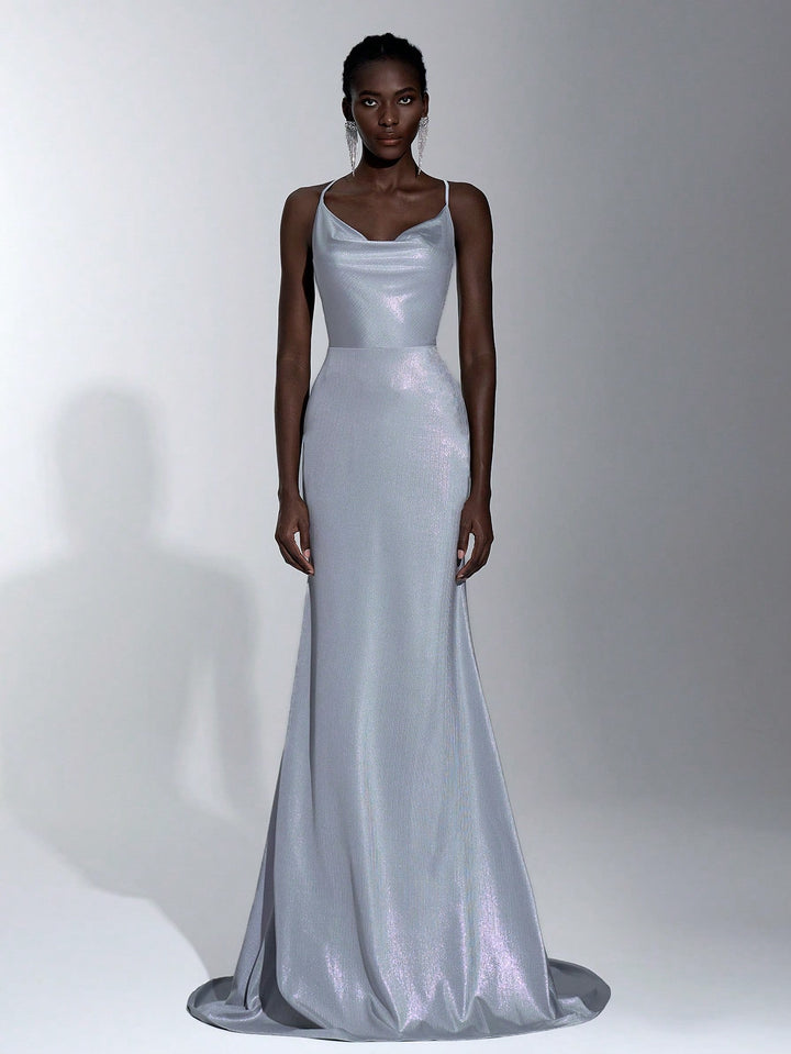 Rochie SHEIN, argintiu