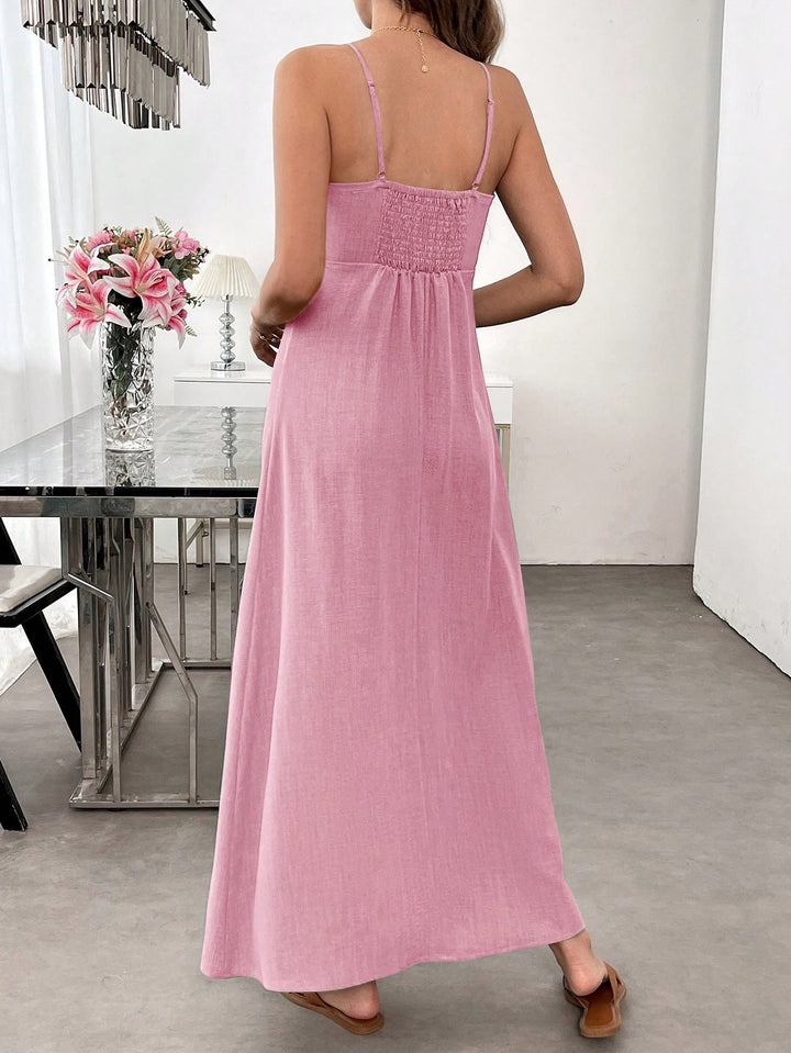 Rochie maxi Shein, roz