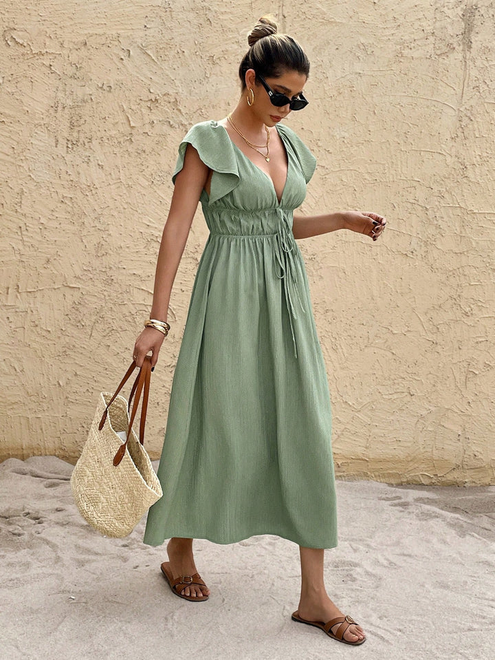 Rochie maxi SHEIN, verde