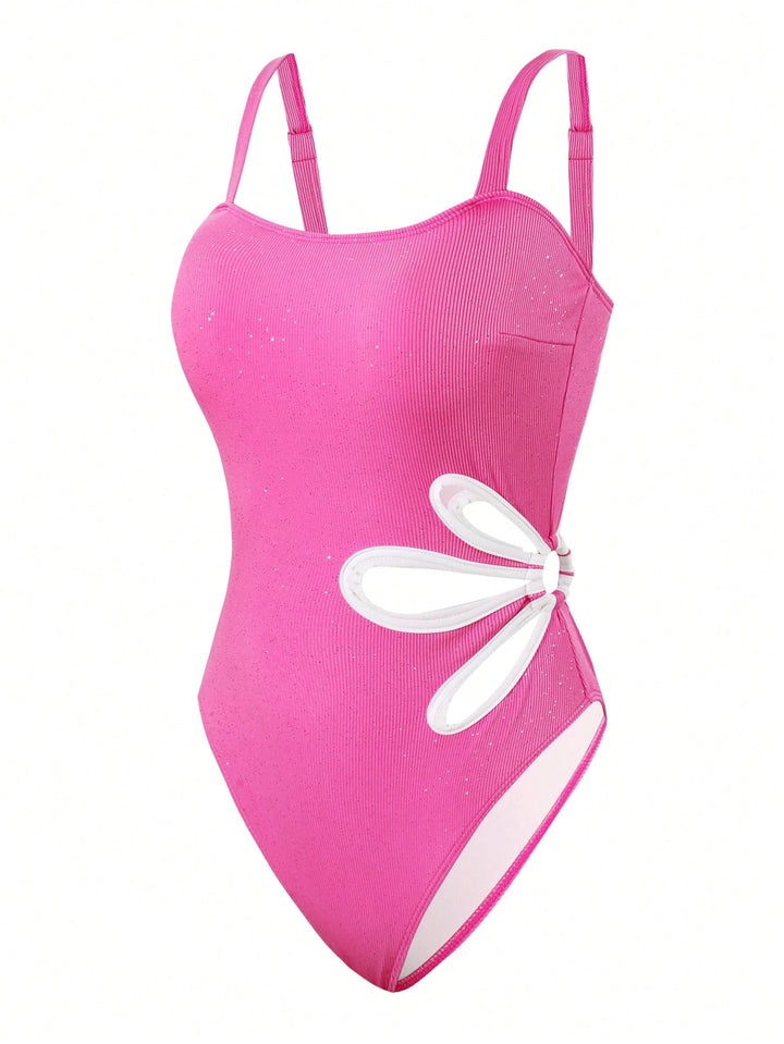 Costum de baie întreg SHEIN, roz