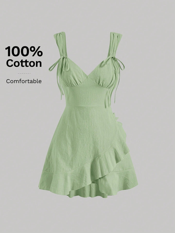Rochie mini SHEIN, verde
