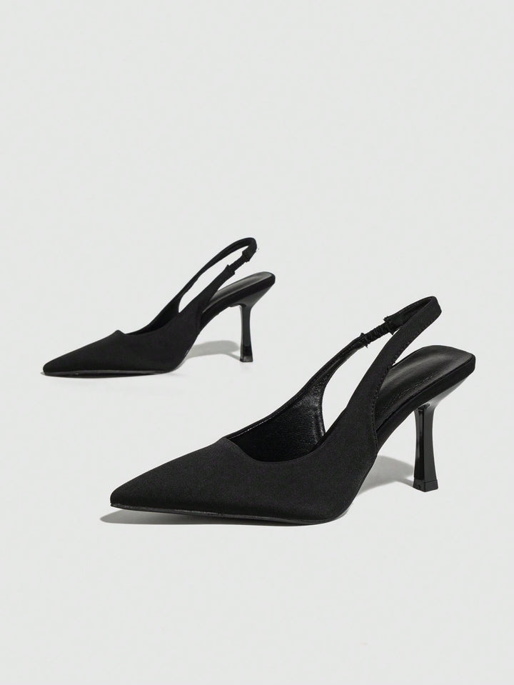 Pantofi cu toc SHEIN, negru