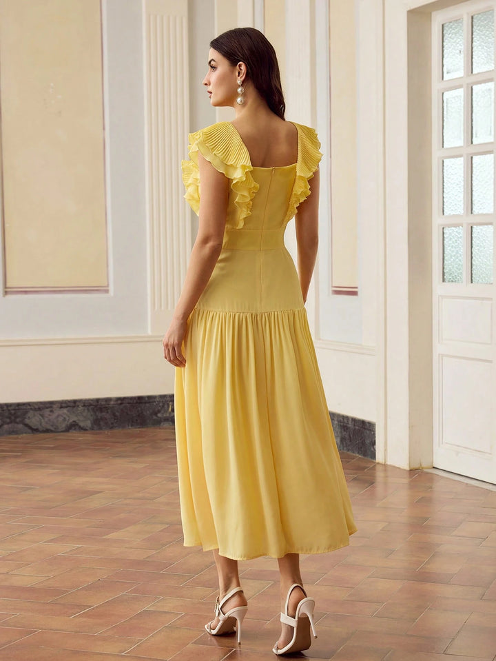 Rochie maxi SHEIN, galben
