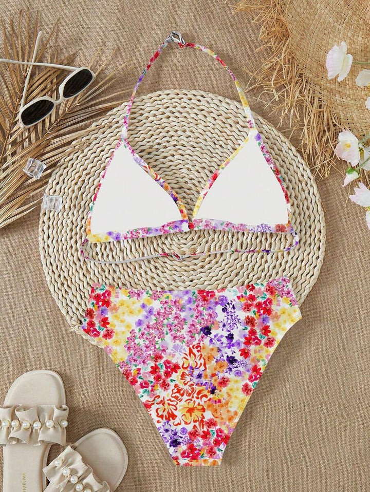 Costum de baie SHEIN, mix culori