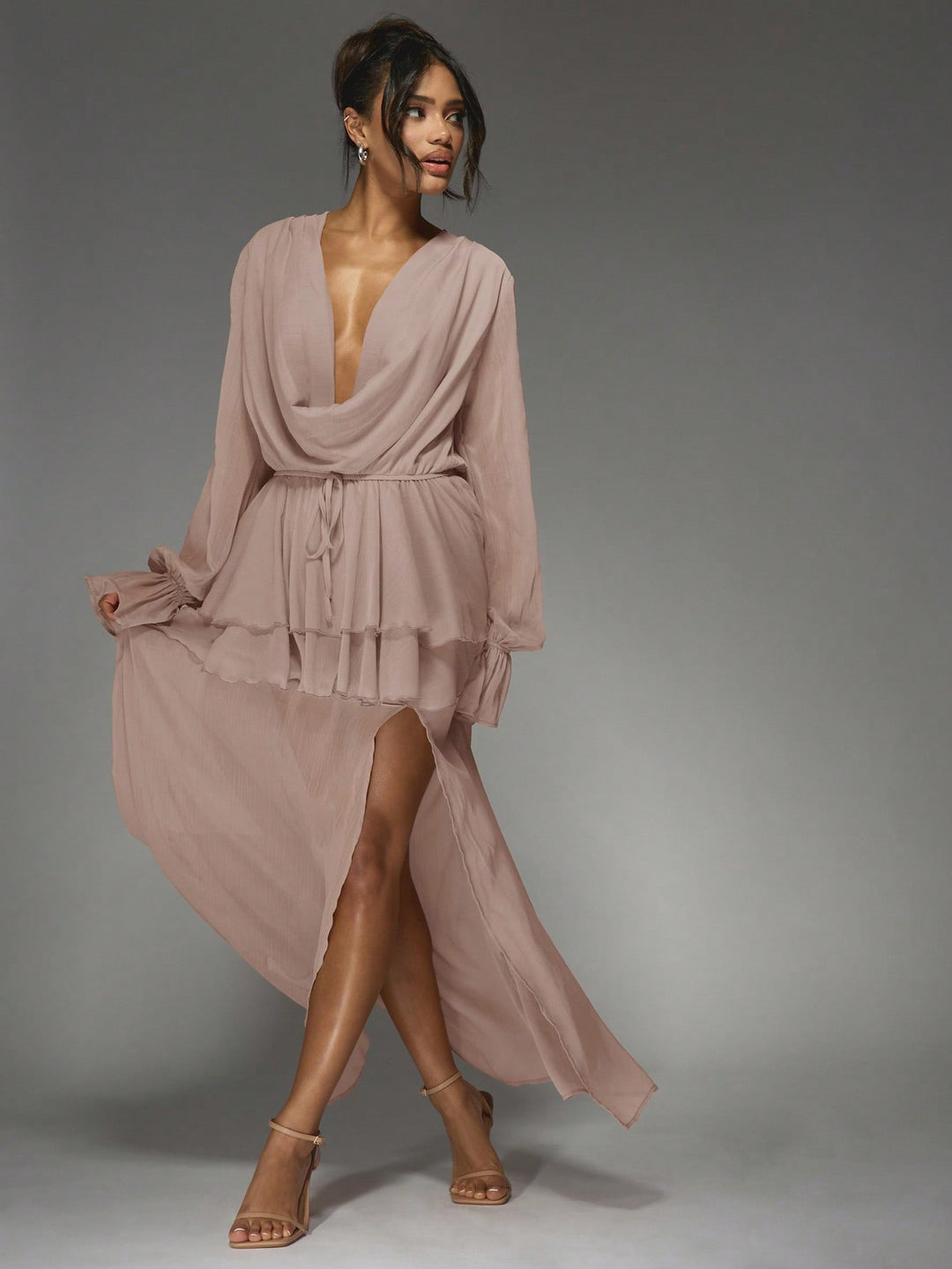 Rochie maxi SHEIN, roz