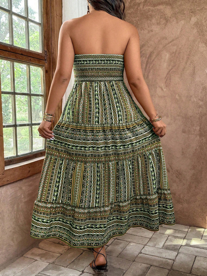 Rochie maxi SHEIN, mix culori