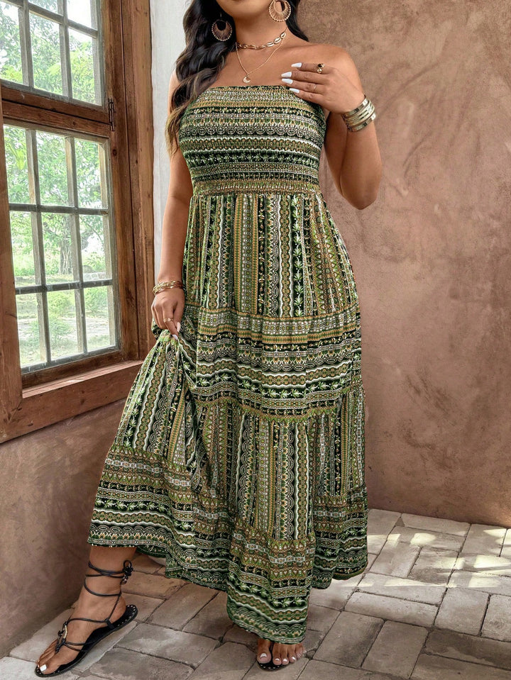 Rochie maxi SHEIN, mix culori