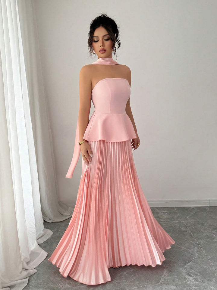 Rochie midi SHEIN, roz