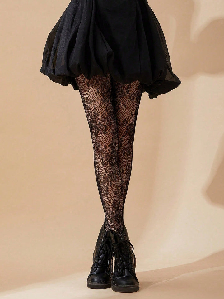 Dres plasă SHEIN, negru