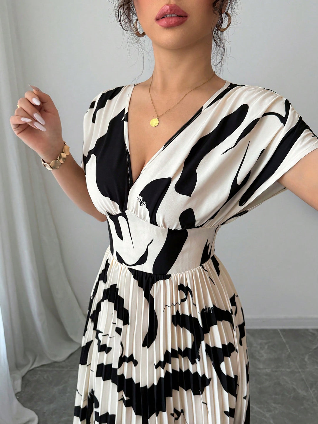 Rochie maxi SHEIN, mix culori