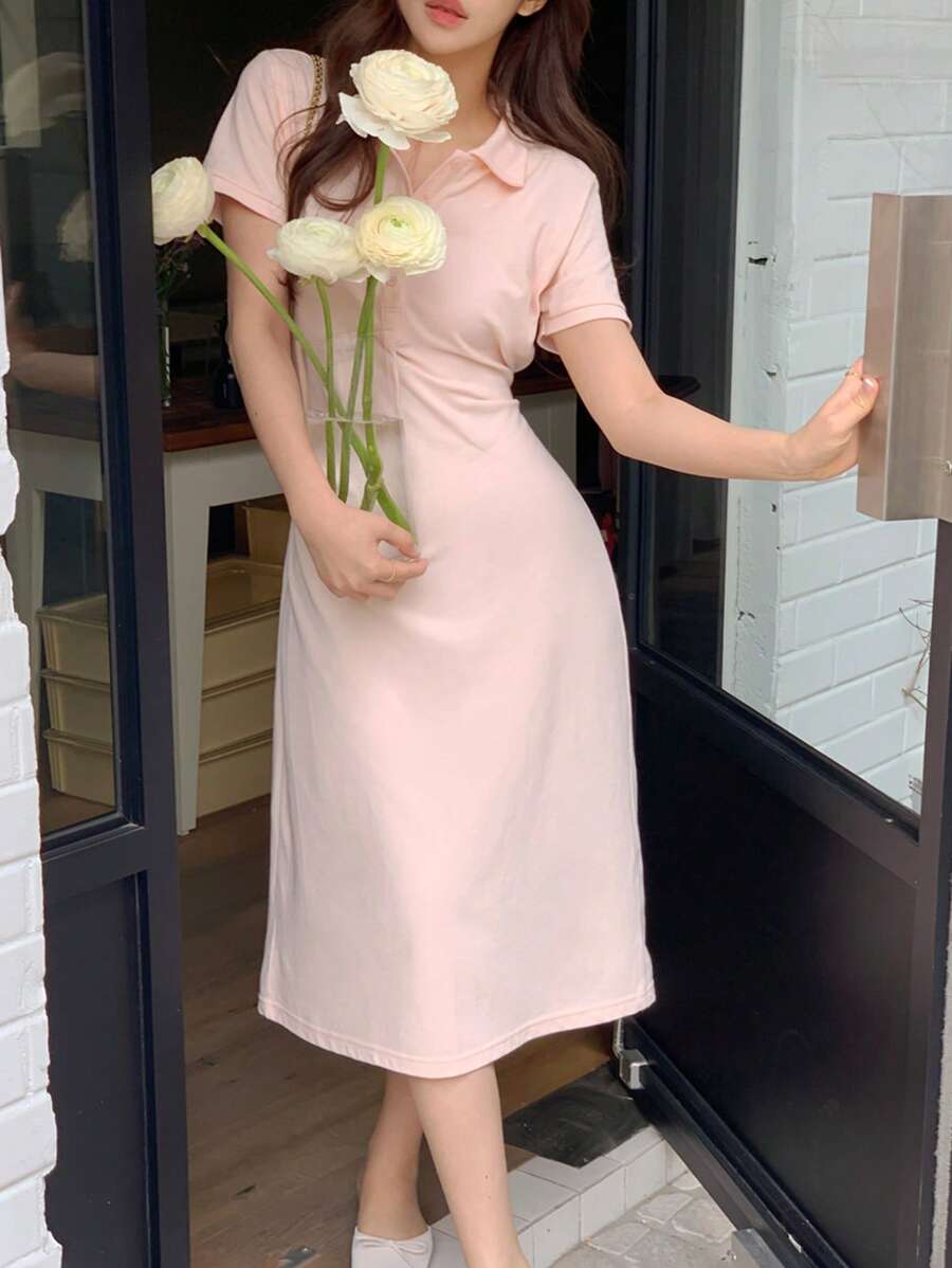 Rochie maxi SHEIN, roz