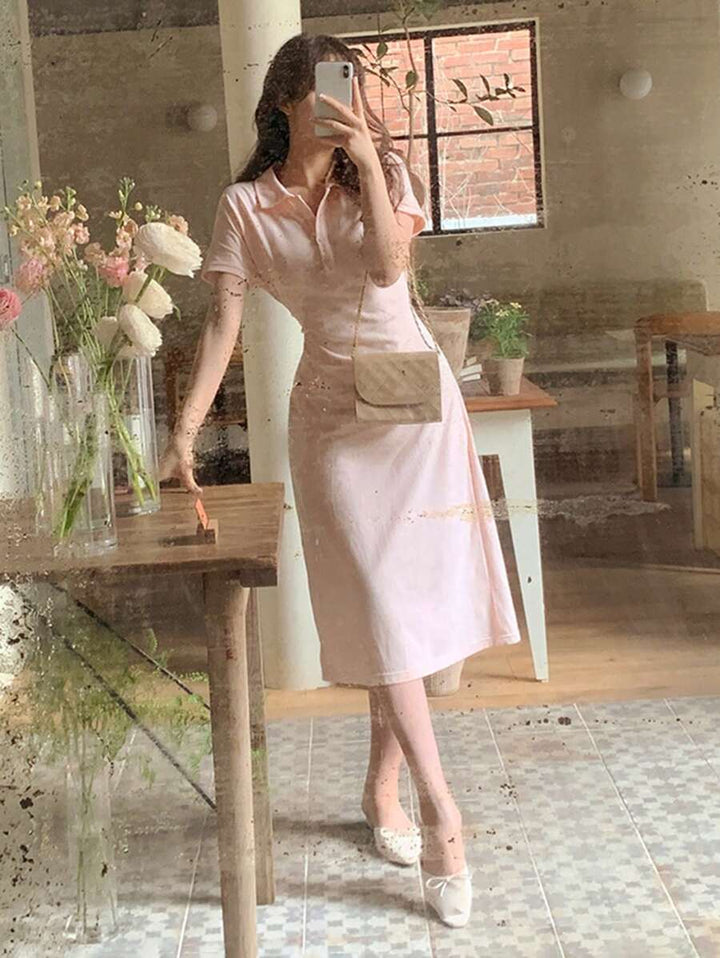 Rochie maxi SHEIN, roz