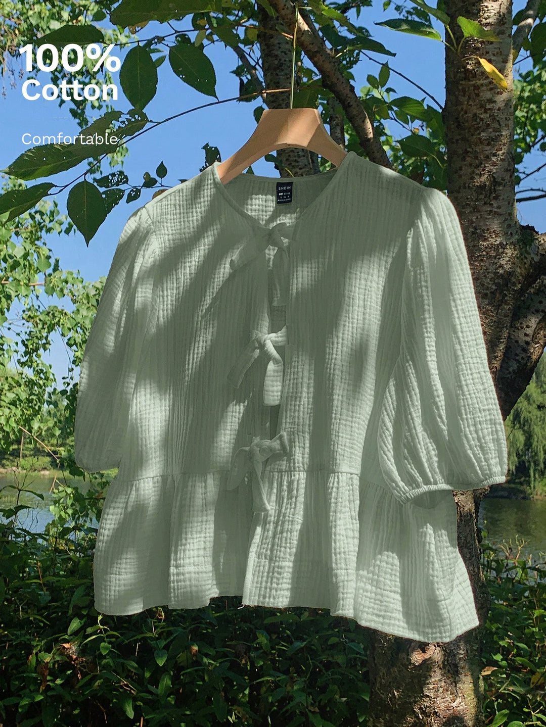 Bluză SHEIN, verde