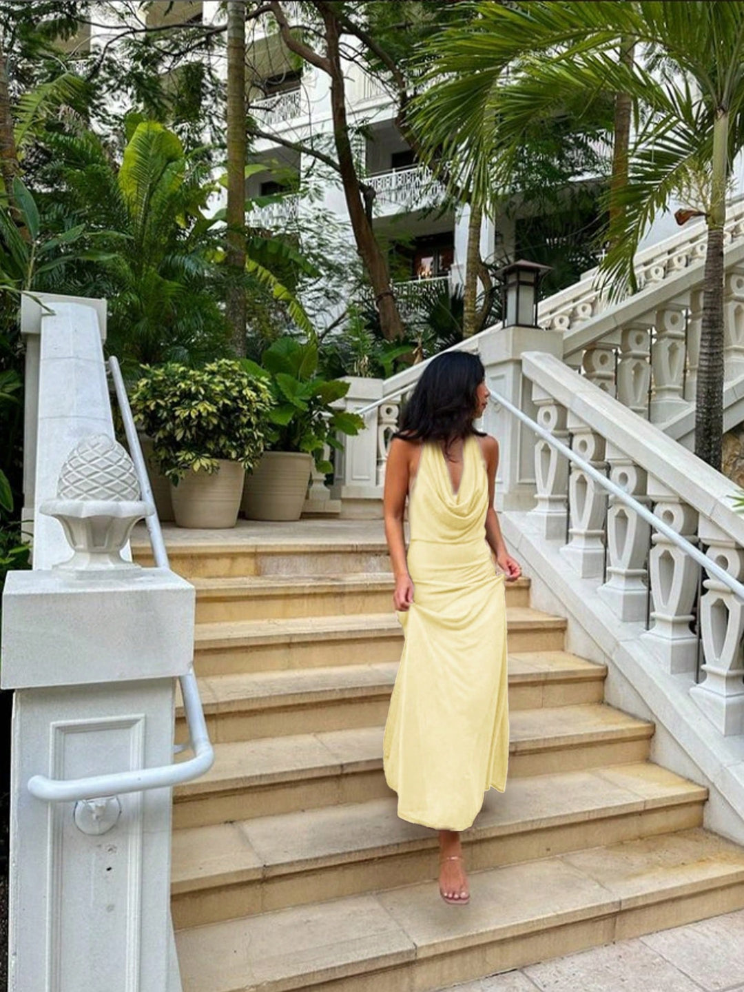 Rochie maxi SHEIN, galben