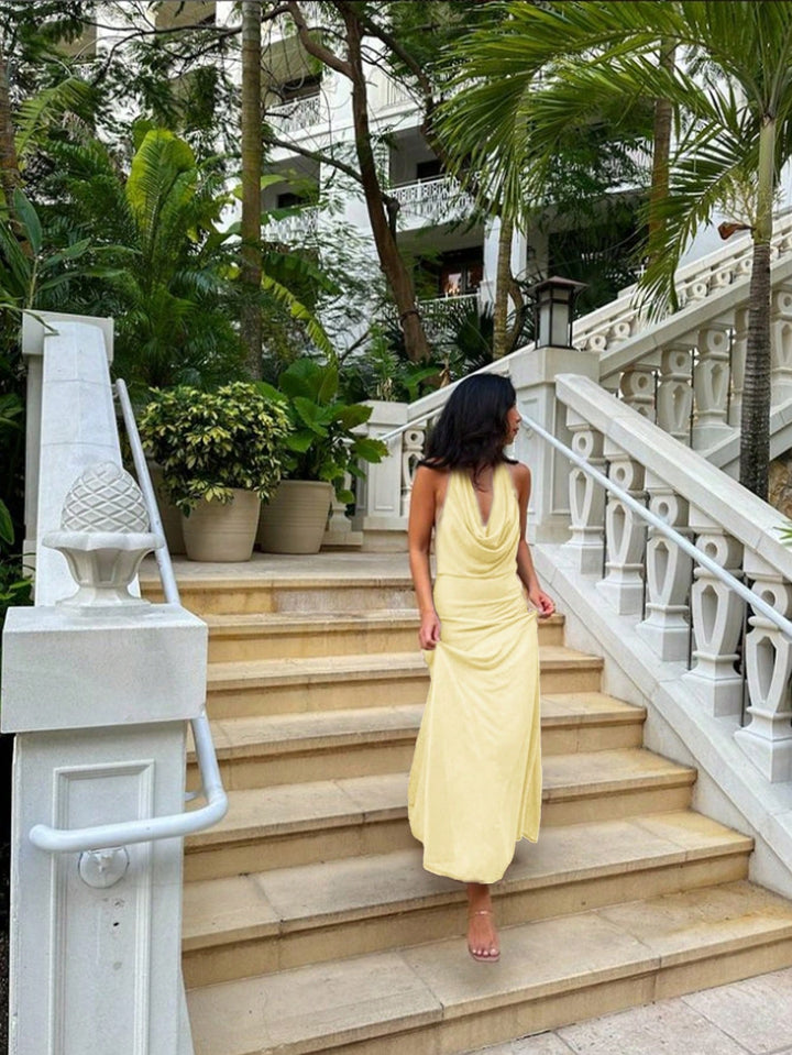 Rochie maxi SHEIN, galben