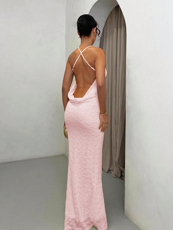 Rochie maxi SHEIN, roz
