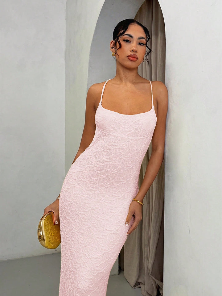 Rochie maxi SHEIN, roz